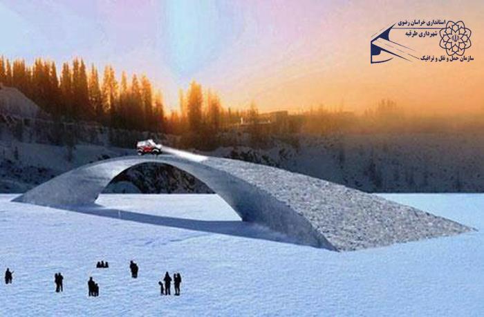 طرح ساخت طولانی‌ترین پل تمام یخی جهان