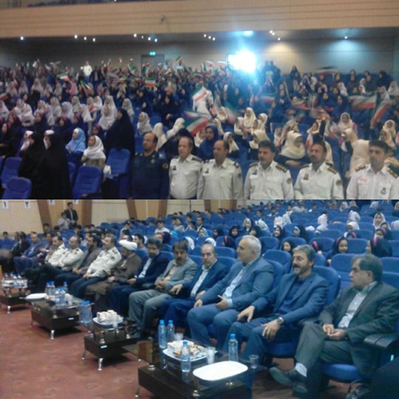 برگزاری همایش  همیاران پلیس مدارس شهرستان طرقبه شاندیز